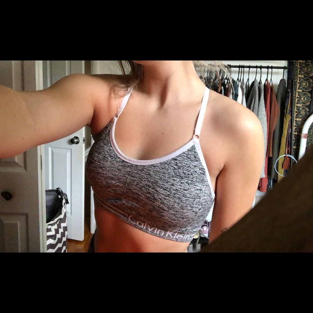 Calvin Klein sports bra.